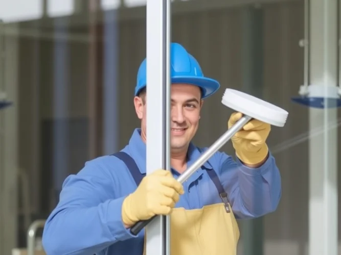 Limpieza de ventanas y puertas acristaladas en Gijón 33201